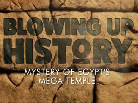 imagen Desmontando La Historia: El Misterio Del Megatemplo Egipcio