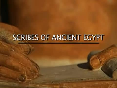 Los Escribas Del Antiguo Egipto